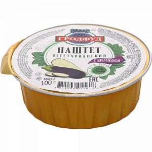 Паштет"ГРОДФУД"(вегетар.с баклаж.)100г