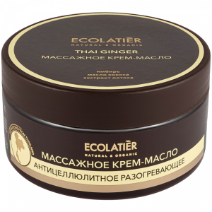 Крем-масло мас."ECOLATIER"(имбирь)200мл