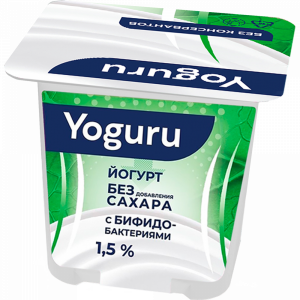 Йогурт"YOGURU"(1.5%