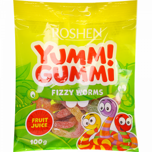 Жел.конф"YUMMI GUMMI"(fizzy worms) 100г