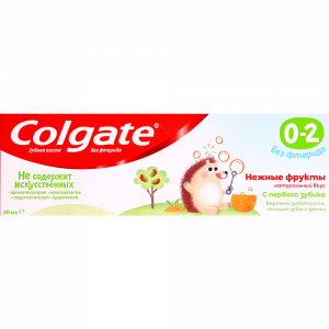 Детская зубн.паста"COLGATE"(без фт.)40мл