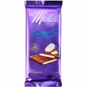 Шоколад мол."MICHELLE" (кокос/нуга) 85г