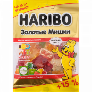 Жев.мармелад "HARIBO"(золотые мишки) 80г
