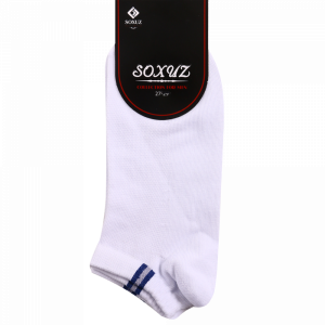 Носки муж"SOXUZ"(302-short)бел.пол.на р.