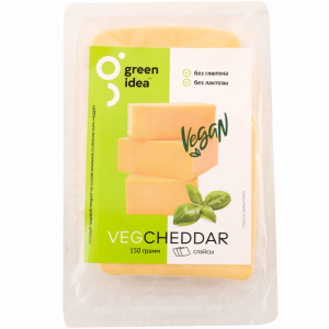 Сыр веганский чеддар"GREEN IDEA" 150 г