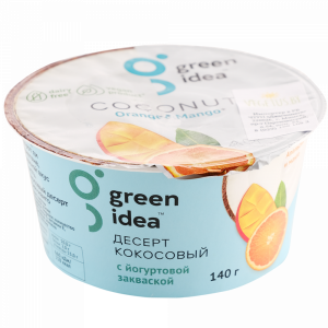 Десерт кокосовый "GREEN IDEA" 140г