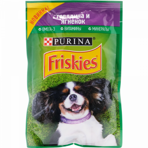 Корм для собак"FRISKIES"(говяд/ягнен)85г