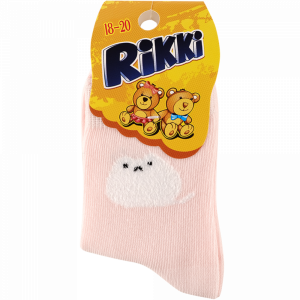 Носки дет."RIKKI"(роз с бел. кот)р18-20
