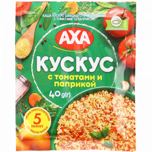 Каша кускус"AXA"(томатами и паприкой)40г