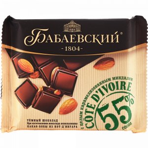 Шоколад "БАБАЕВСКИЙ"(темн