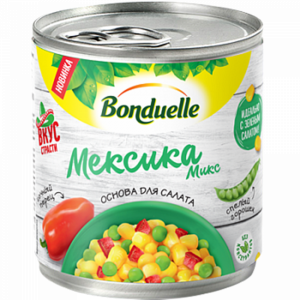 Овощная смесь"BONDUELLE"(мекс.микс)425мл