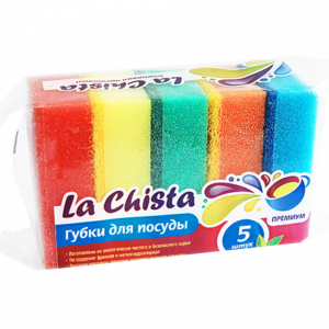 Губки д/посуды "LA CHISTA"(Премиум