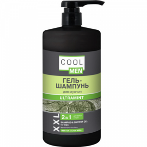 Гель-шампунь"COOL MEN"(ultramint) 1000мл