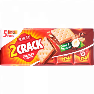 Крекер "2 CRACK" (какао-орех) 235г