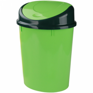 Контейнер для мусора овал (зеленый) 8л