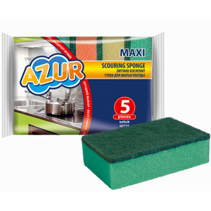 Губка для мытья посуды "AZUR" (maxi)