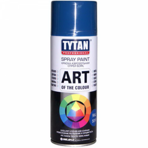 Краска аэроз."TYTAN"(синяя RAL5010)400мл