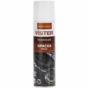 Краска"VISTER"(/обув д/зам.нуб чер)250м