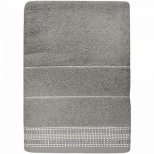Полотенце махр.(р.70x140) серый