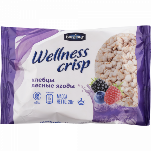 Хлебцы хр"WELLNESS CRISP"(лесн.ягоды)28г