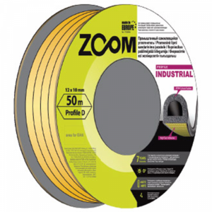 Уплотнитель "ZOOM INDUSTRIAL" (12х10мм.)