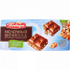 Шоколад"МОЛОЧНЫЙ"(с лесн.орех)100г