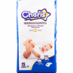 Подгузник детский"CHERRI"(бумажный ХL