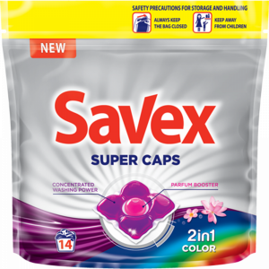 Капсулы"SAVEX"(2in1 color super caps 14)