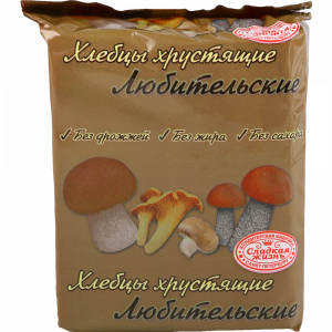 Хлебцы "ЛЮБИТЕЛЬСКИЕ" РФ (ар.гриб) 150 г