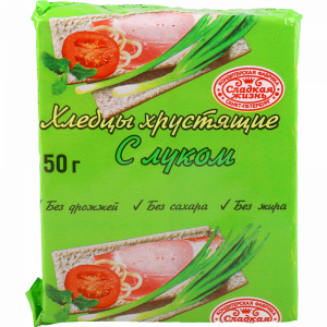 Хлебцы "С ЛУКОМ" Россия 150 г