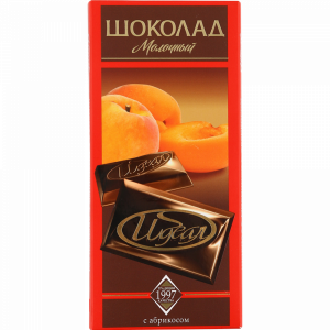 Шоколад "ИДЕАЛ" (мол.с абрикос) 100 г