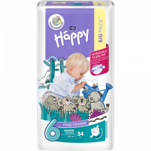 Подгузники "BELLA BABY HAPPY"(jun.ext)54