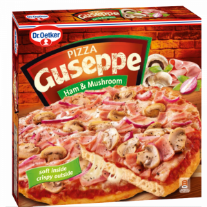 Пицца "GUSEPPE" (ветчина/грибы) 425г