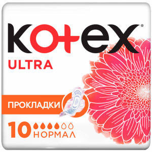 Прокладки "KOTEX ULTRA DRY NORMAL" 10шт