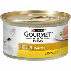 Корм для кошек"GOURMET GOLD"(курица) 85г