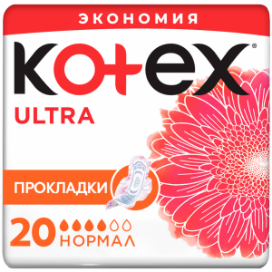 Прокл."KOTEX ULTRA NORMAL" 20шт