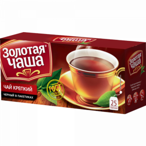 Чай"ЗОЛОТАЯ ЧАША"(черн.кр.пак