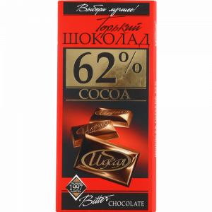 Шоколад "ИДЕАЛ" (горький 62%) РБ 100г