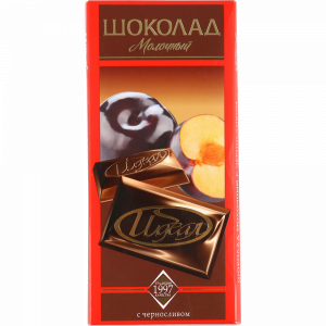 Шоколад "ИДЕАЛ" (чернослив) 100г