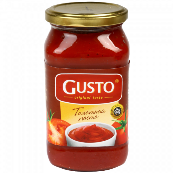 Паста томатная "GUSTO" (стер) 490г