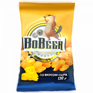 Арахис жар.сол."BOBEER" (сыр) 130г