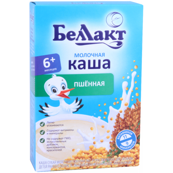 Пшенная безмолочная каша беллакт