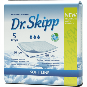 Пеленки"DR.SKIPP"(дет