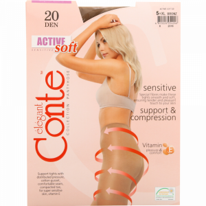 Кол.жен"CONTE ELEG.ACT.SOFT"20(р5