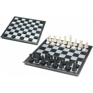 Шахматы + шашки с доской (арт.3810В)