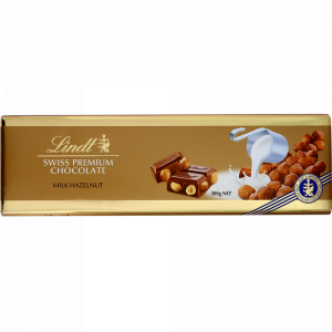 Шок"LINDT"молочный(цельный фундук)