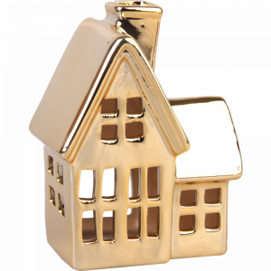 ПОДСВЕЧНИК керам."ЗИМНИЙ ДОМИК"4*8*11см