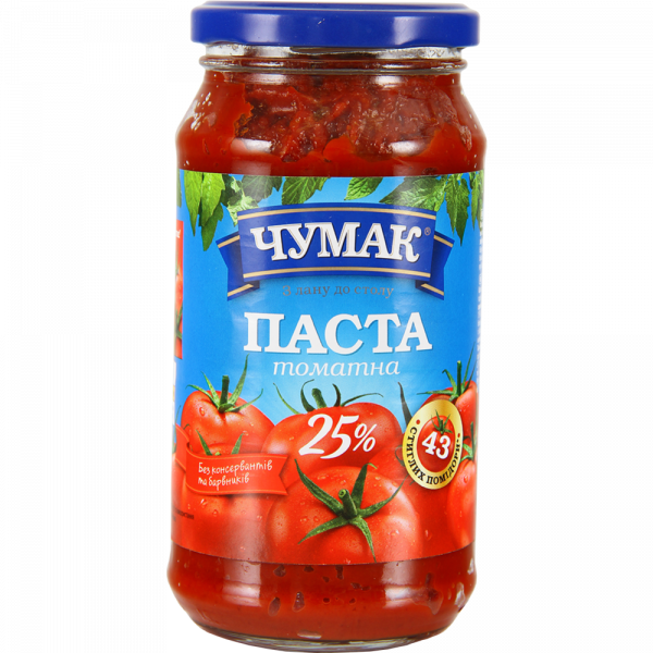 Паста томатная "ЧУМАК" (ст/б) 450 г