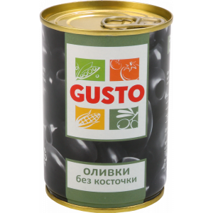 Оливки черные "GUSTO" (б/к