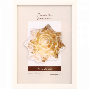 Рамка пласт. со стеклом 15х21 1611